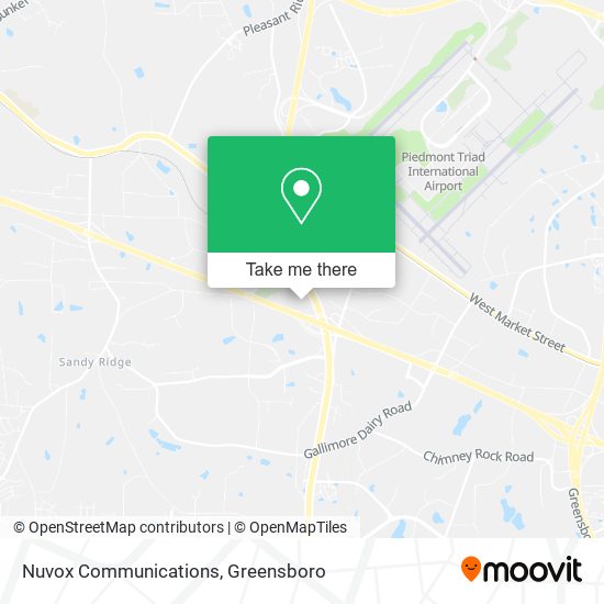 Nuvox Communications map