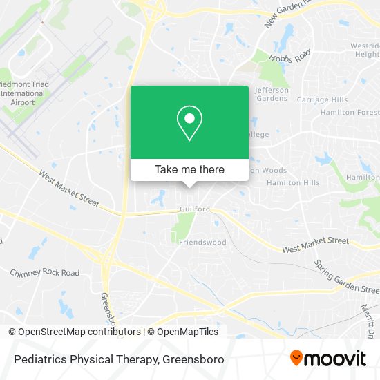 Pediatrics Physical Therapy map