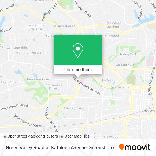 Green Valley Road at Kathleen Avenue map