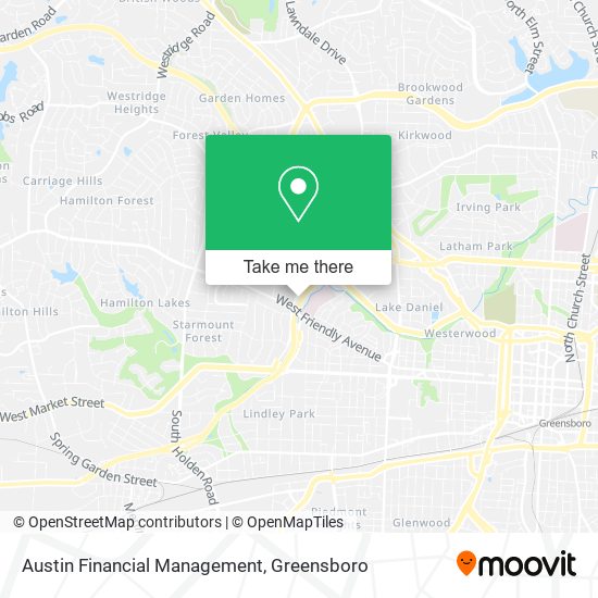 Austin Financial Management map