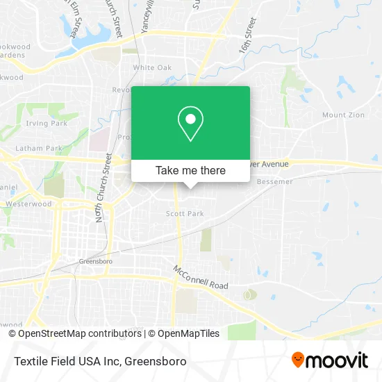 Mapa de Textile Field USA Inc