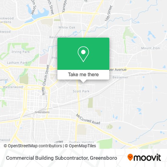 Commercial Building Subcontractor map