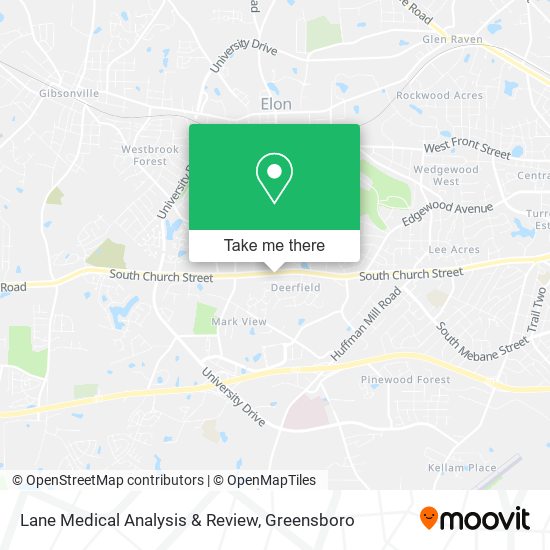 Lane Medical Analysis & Review map