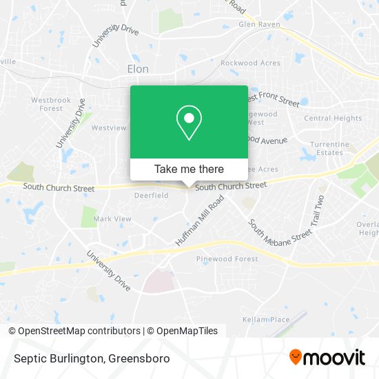 Mapa de Septic Burlington