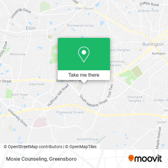 Mapa de Moxie Counseling