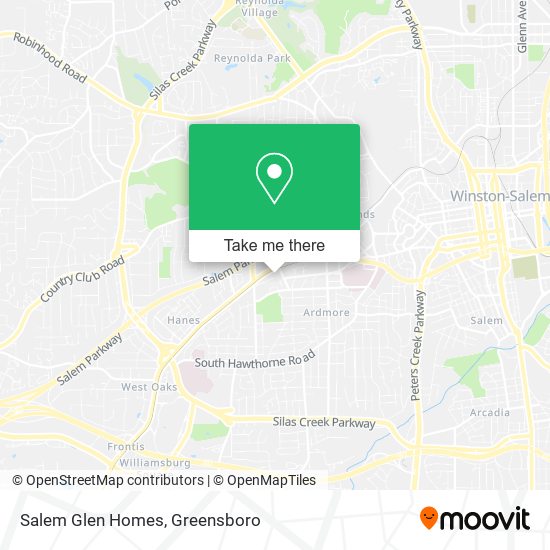 Salem Glen Homes map