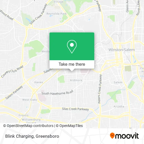 Mapa de Blink Charging