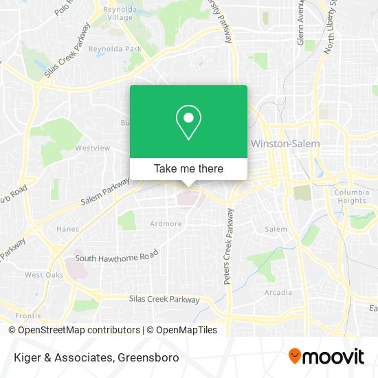 Kiger & Associates map