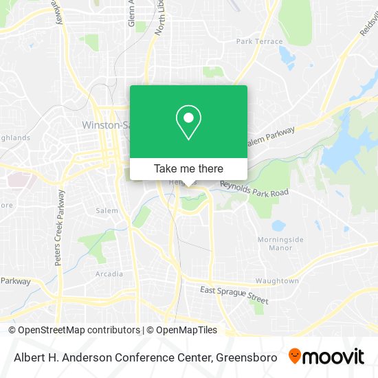 Mapa de Albert H. Anderson Conference Center