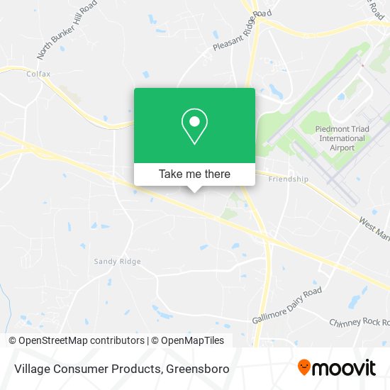 Village Consumer Products map