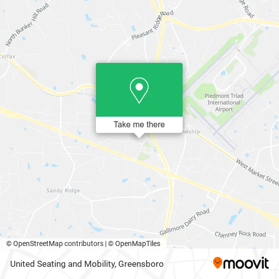 Mapa de United Seating and Mobility