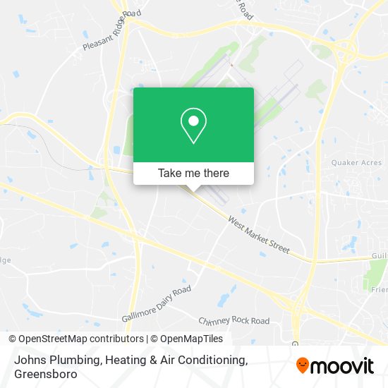 Johns Plumbing, Heating & Air Conditioning map