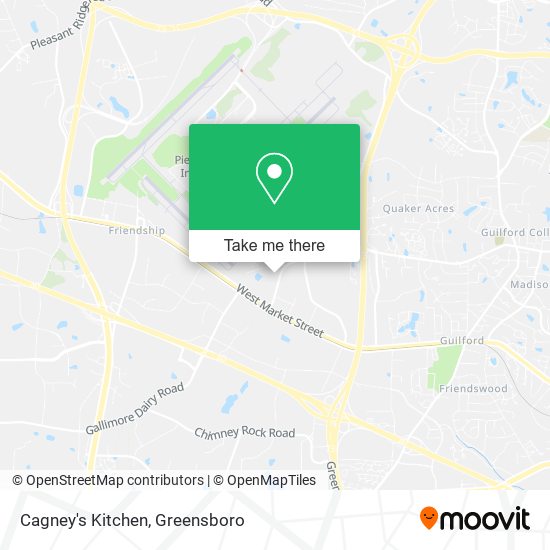 Mapa de Cagney's Kitchen