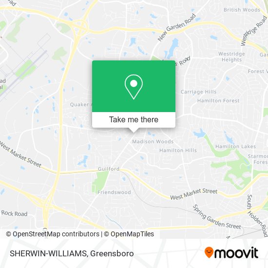 SHERWIN-WILLIAMS map