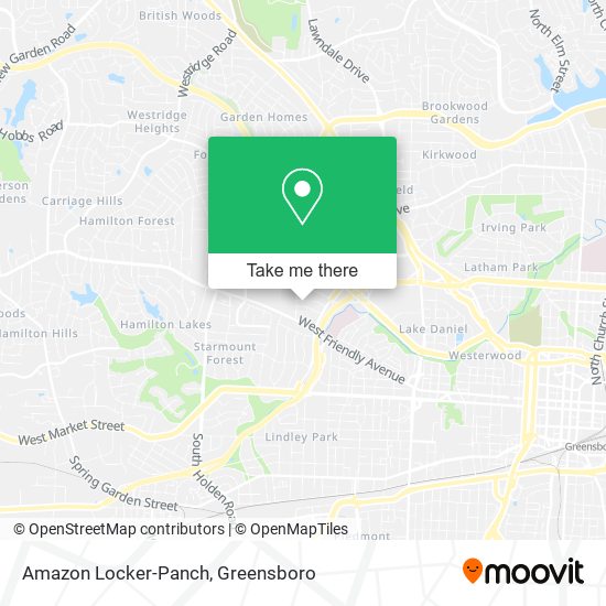 Amazon Locker-Panch map