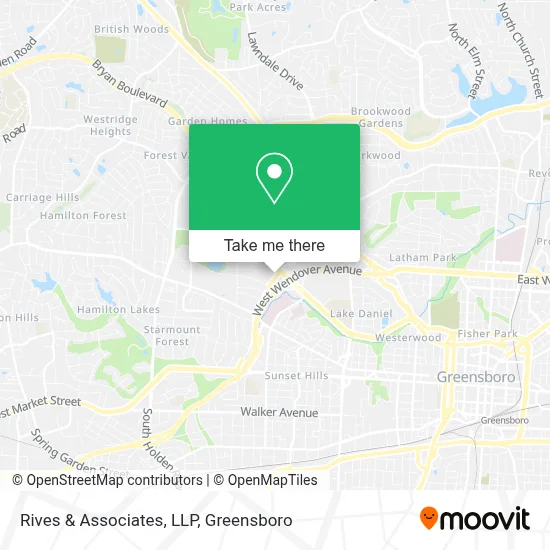 Rives & Associates, LLP map
