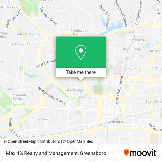 Mapa de Max 4% Realty and Management