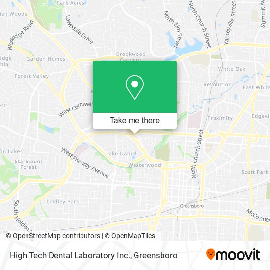 High Tech Dental Laboratory Inc. map