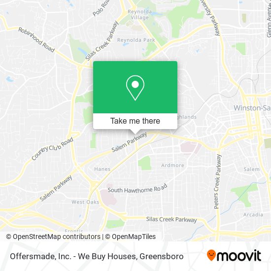 Offersmade, Inc. - We Buy Houses map