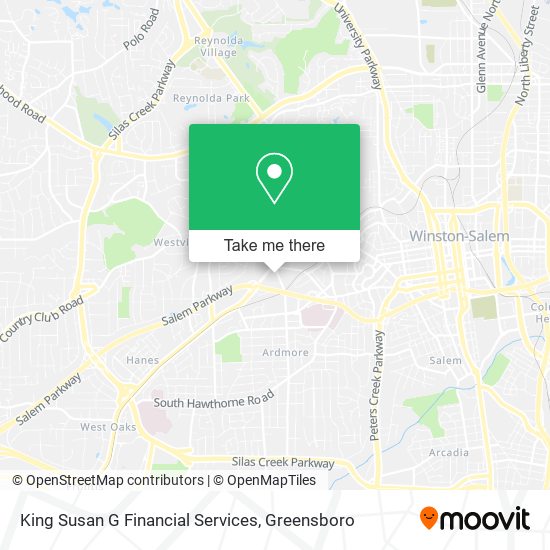 Mapa de King Susan G Financial Services