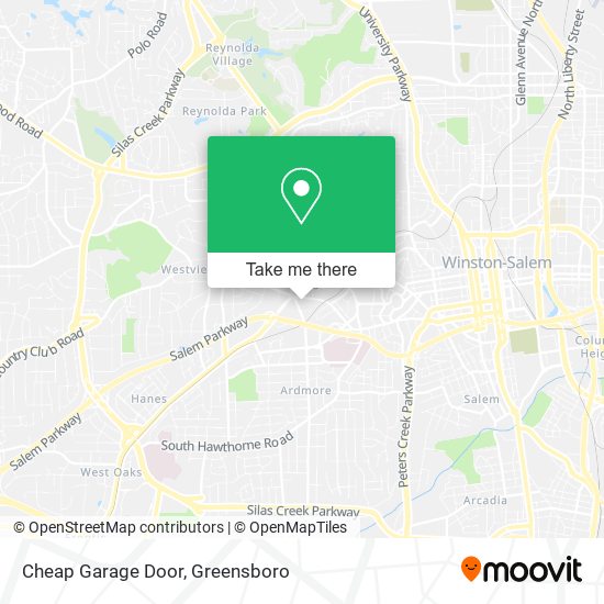 Cheap Garage Door map