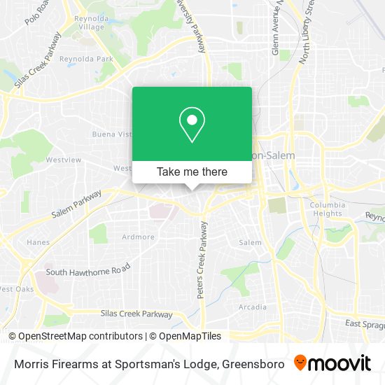 Morris Firearms at Sportsman's Lodge map