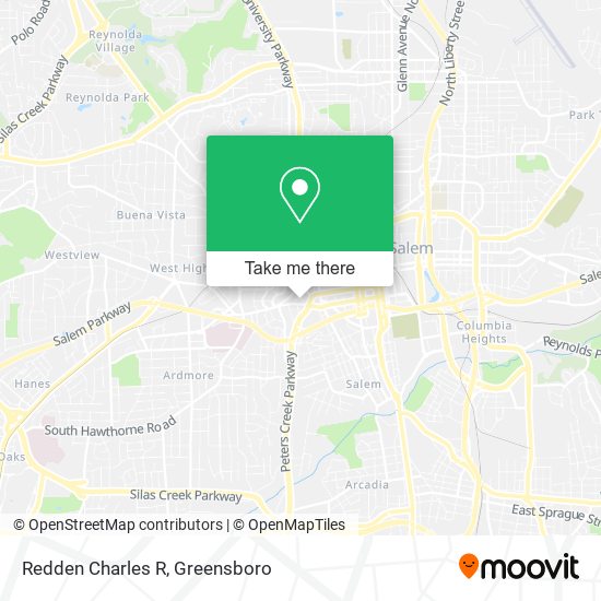 Mapa de Redden Charles R