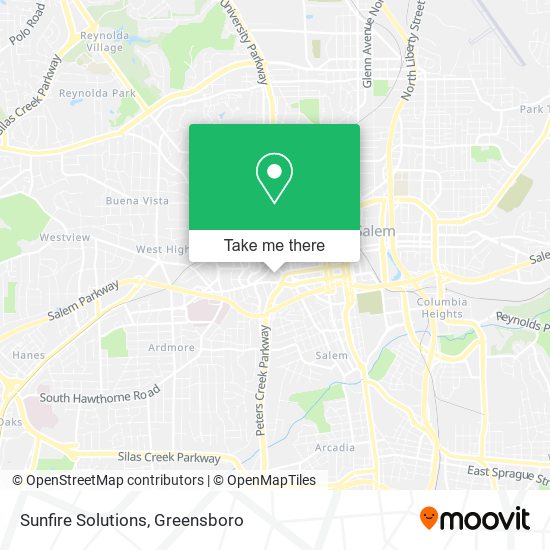 Sunfire Solutions map
