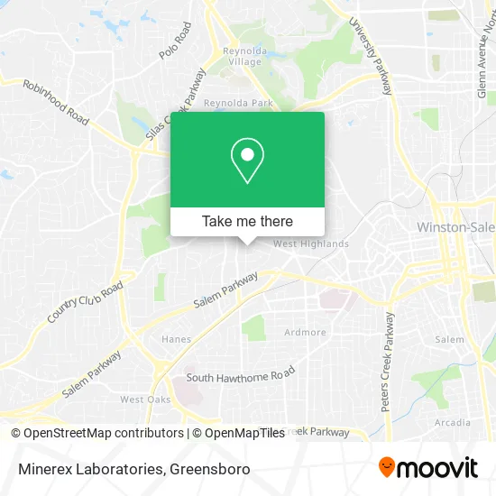 Minerex Laboratories map
