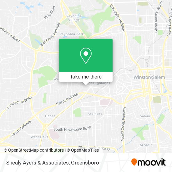 Shealy Ayers & Associates map