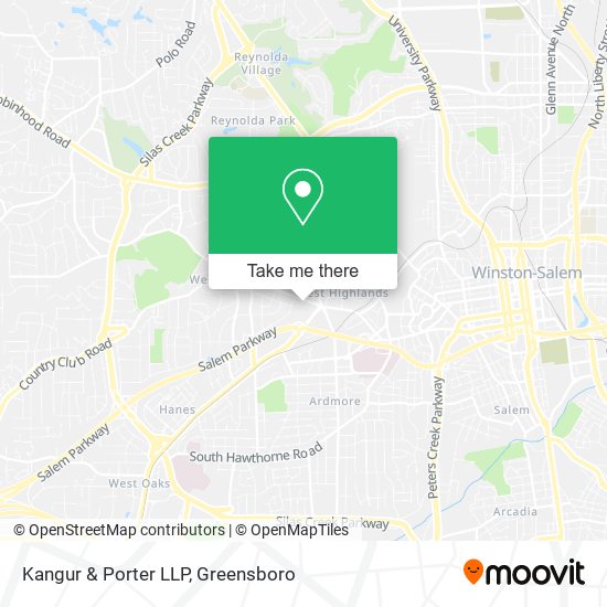 Mapa de Kangur & Porter LLP