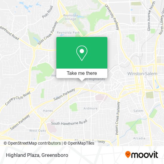 Mapa de Highland Plaza