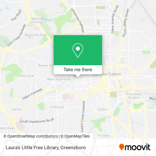 Mapa de Laura's Little Free Library