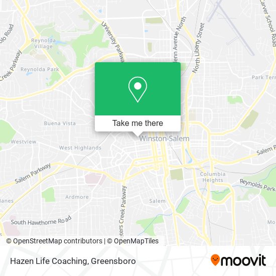 Hazen Life Coaching map