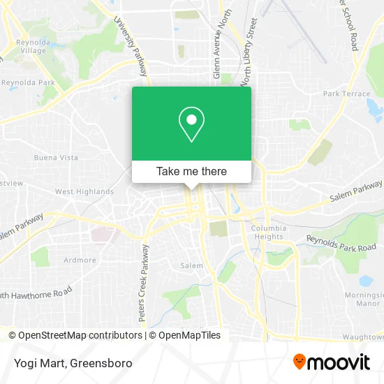 Yogi Mart map