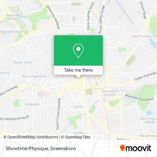 Mapa de Showtime Physique
