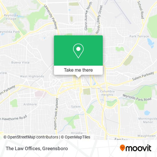 The Law Offices map
