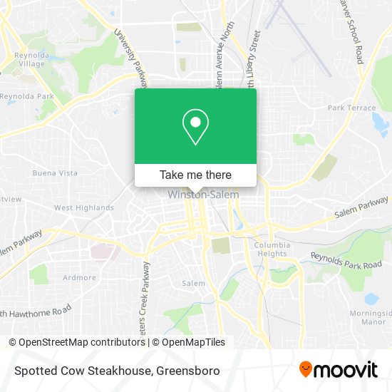 Mapa de Spotted Cow Steakhouse