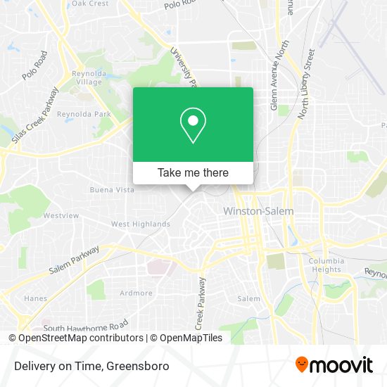 Mapa de Delivery on Time