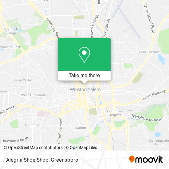 Alegria Shoe Shop map