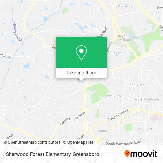 Mapa de Sherwood Forest Elementary