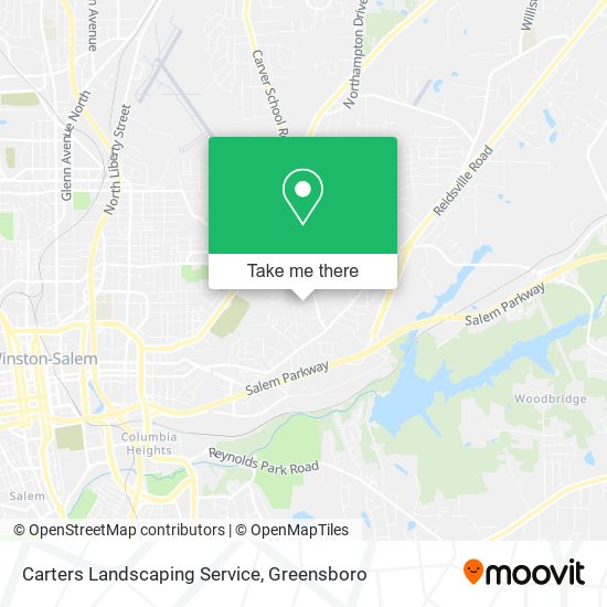 Mapa de Carters Landscaping Service