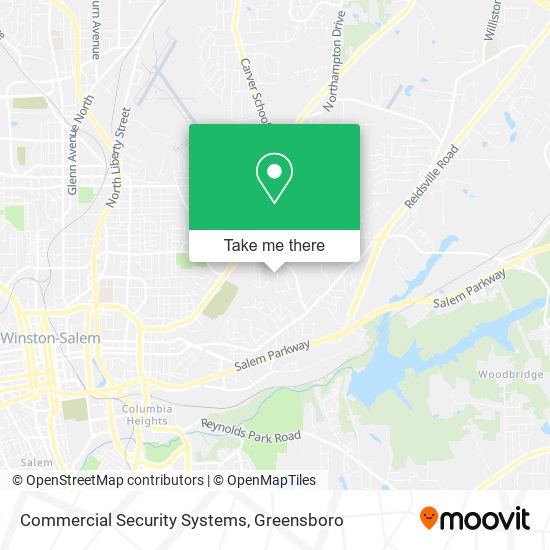 Commercial Security Systems map