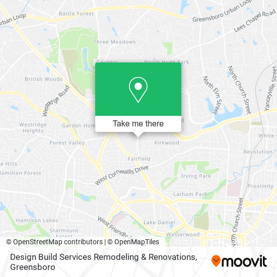 Mapa de Design Build Services Remodeling & Renovations