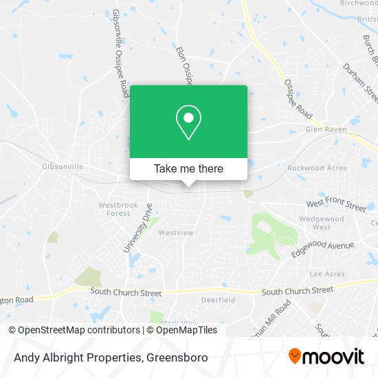 Andy Albright Properties map