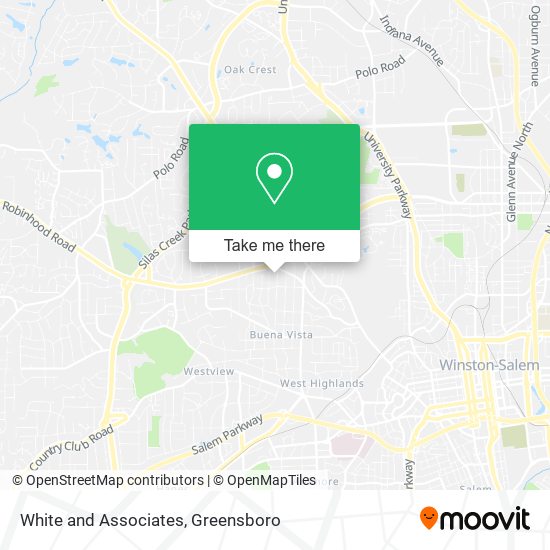 White and Associates map