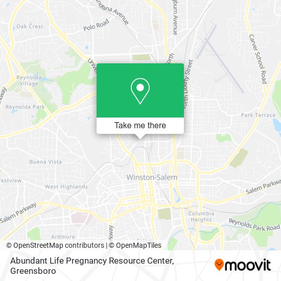 Mapa de Abundant Life Pregnancy Resource Center