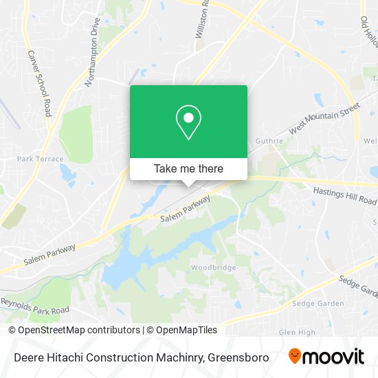 Deere Hitachi Construction Machinry map