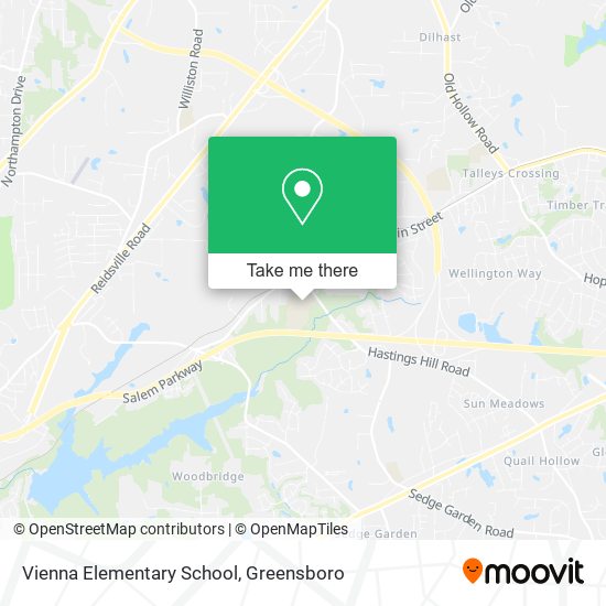 Vienna Elementary School map