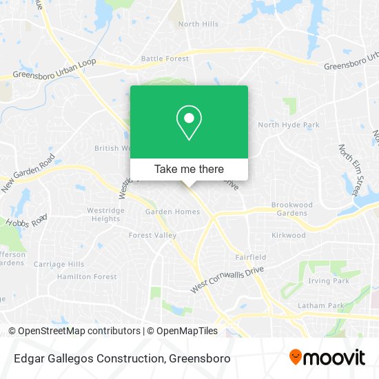 Edgar Gallegos Construction map